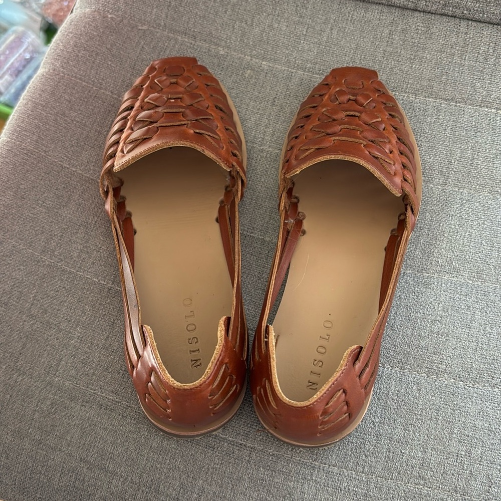 Nisolo Women's Leather Huarache Sandal Size 5